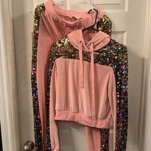 Sequin jogger set